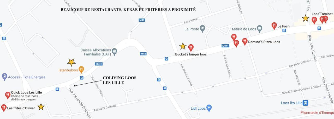 Coliving Tout Confort- Loos Les Lille-Maison Partagee-7 Chambres-5 Sdb-6Wc-Loos Les Lille Exterior photo